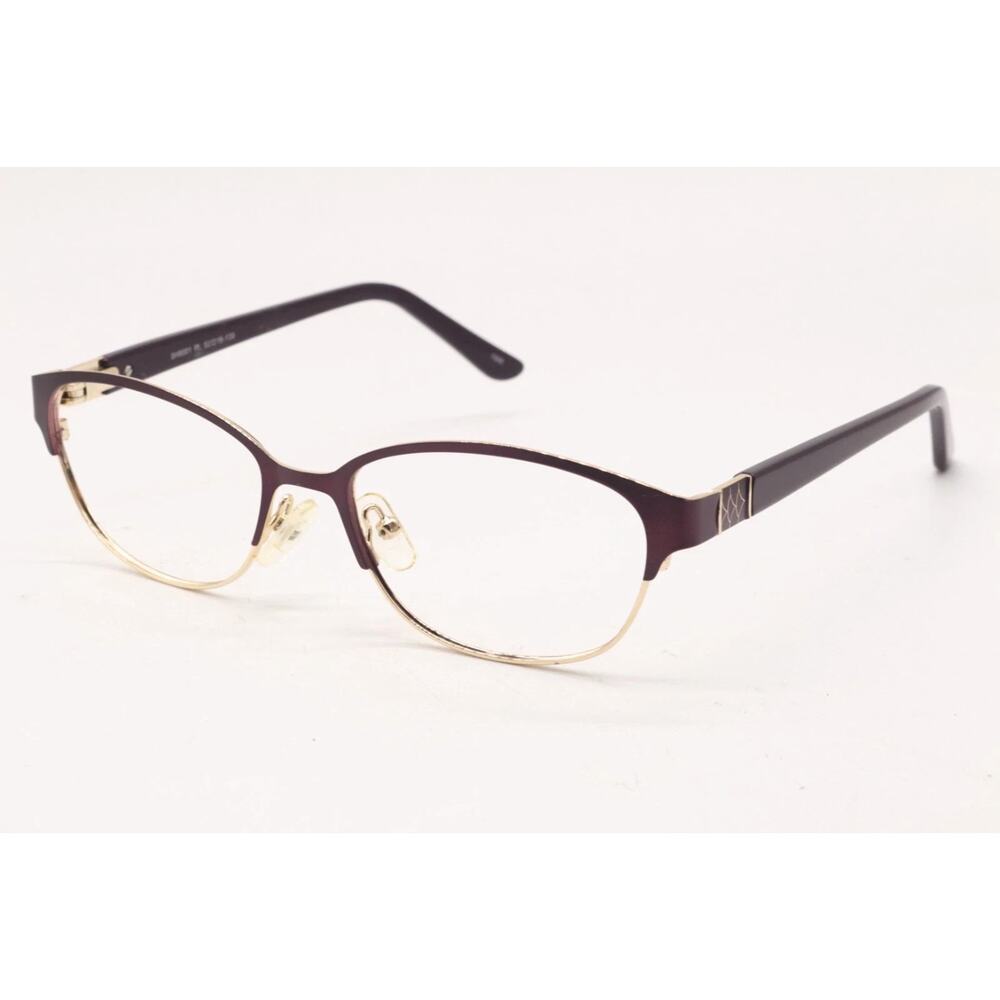 SOUTH HAMPTON SH9001 BLACK GOLD AUTHENTIC DESIGNER EYEGLASSES 55-15-140